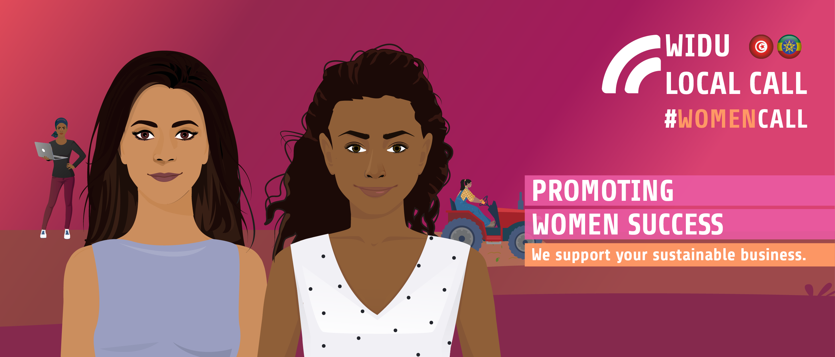 Local Call: #WomenCall - Promoting Women Success in Ethiopia and Tunisia