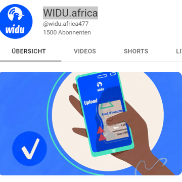 Youtbe Channel WIDU Africa