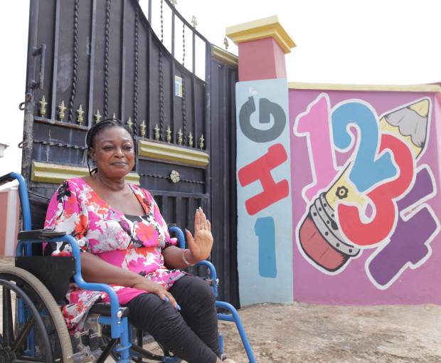 Entrepreneur Georgina owns a day care for children of working mothers