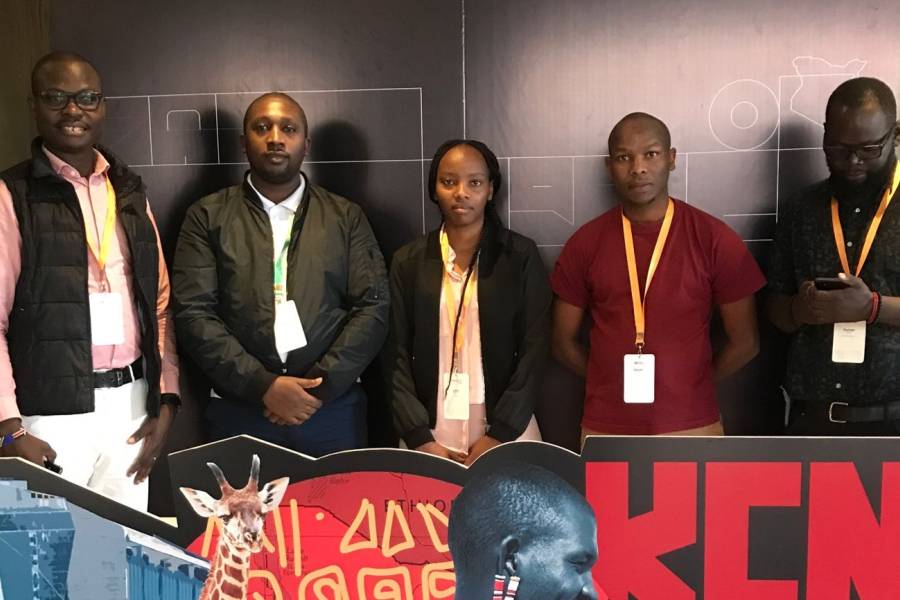 Start-up team OHospital present their work