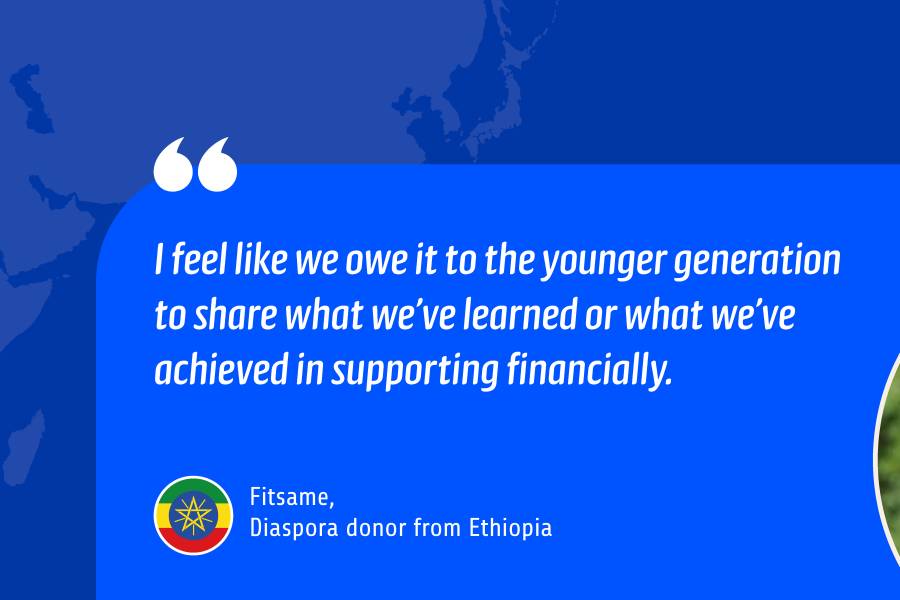 " I feel like we owe it to the younger generation to share what we’ve learned or what we’ve achieved in supporting them. "