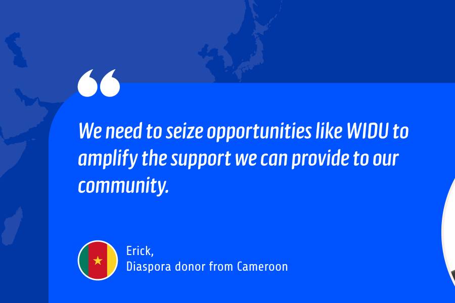 "We need to seize opportunities like WIDU to amplify the support we can provide to our community."