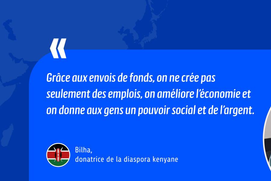 « Grace aux envois de fonds, on ne crée pas seulement des emplois, on améliore aussi l'économie et on donne aux gens du pouvoir social et de l'argent » - Bilha Njeri