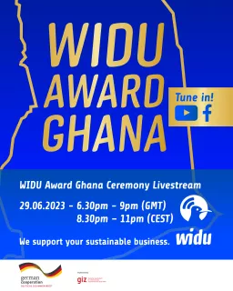 WIDU Ghana Award Livestream Event on WIDU social media channels