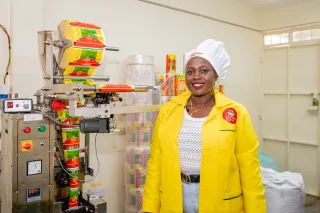  Nancy Chepkirui, the founder of Nancy’s Samoo Hills Tea