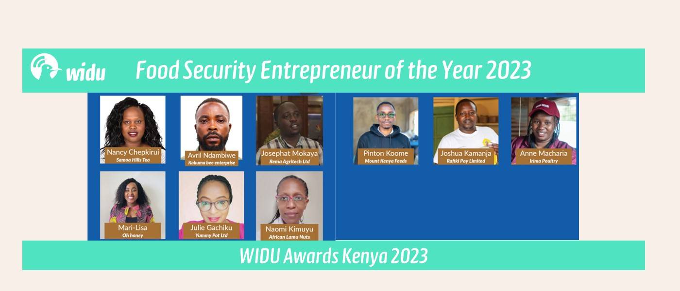 Nominees Category Food Security Entrepreneur of the Year 2023