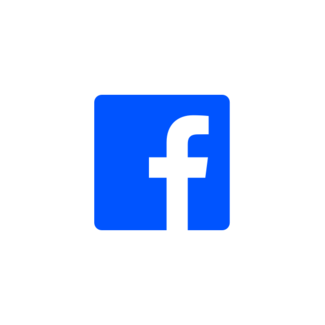 Blue icon of Facebook