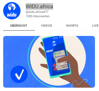 Youtbe Channel WIDU Africa