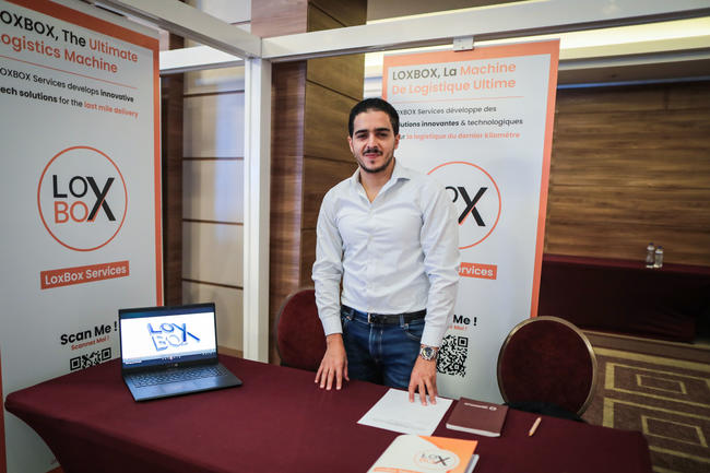 Riadh Amama, fondateur de la start-up LoxBox