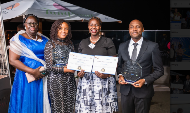 Winners of last year's WIDU Award in Nairobi, Kenya in the category "Best Coaches"