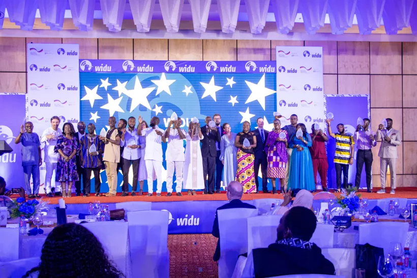 Last Thursday, 15 Ghanaian entrepreneurs received an award and prizes for their achievements through their participation in WIDU.africa – a project by Deutsche Gesellschaft für Internationale Zusammenarbeit (GIZ) GmbH