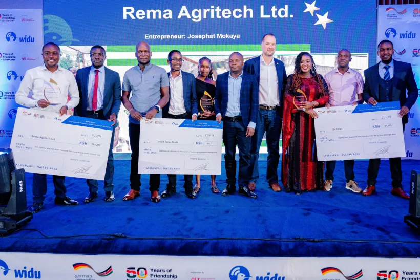 In der Kategorie "Food Security Project of the Year 2023" setzte sich Rema Agritech von Josephat Mokaya in der Publikumsabstimmung gegen seine Mitbewerber durch.