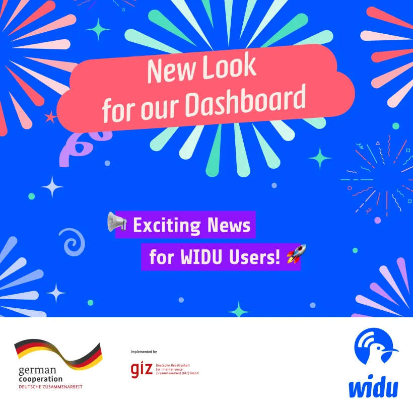 New Look for our dashboard - exciting news for WIDU users