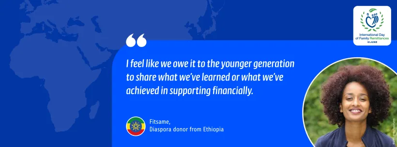 " I feel like we owe it to the younger generation to share what we’ve learned or what we’ve achieved in supporting them. "