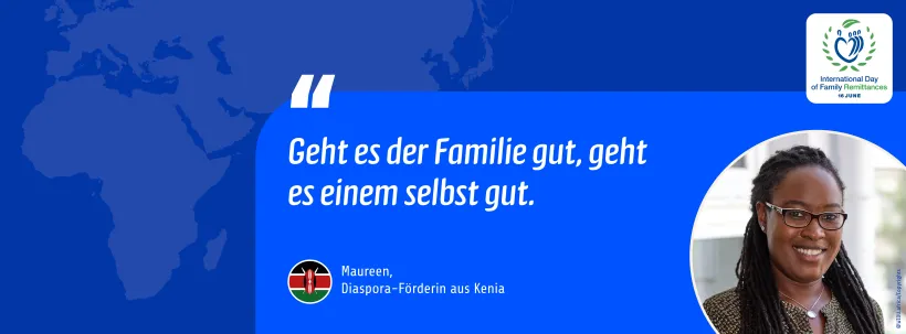 "Geht es der Familie gut, geht es einem selber gut." - Maureen