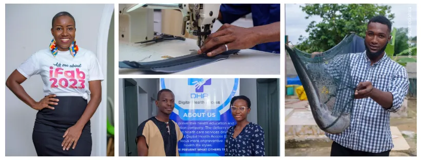 Patchwork of Ghanaian entrepreneurs