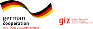 Logos of german cooperation and GIZ GmbH 